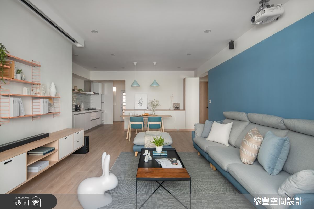 28坪中古屋(5~15年)＿北歐風客廳案例圖片＿穆豐空間設計有限公司＿穆豐_日日是好日之3