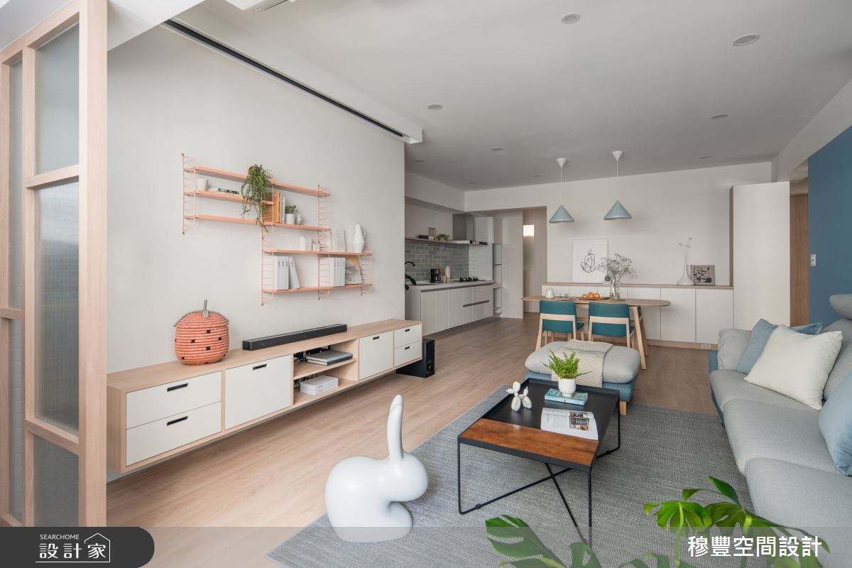 28坪中古屋(5~15年)＿北歐風客廳案例圖片＿穆豐空間設計有限公司＿穆豐_日日是好日之2