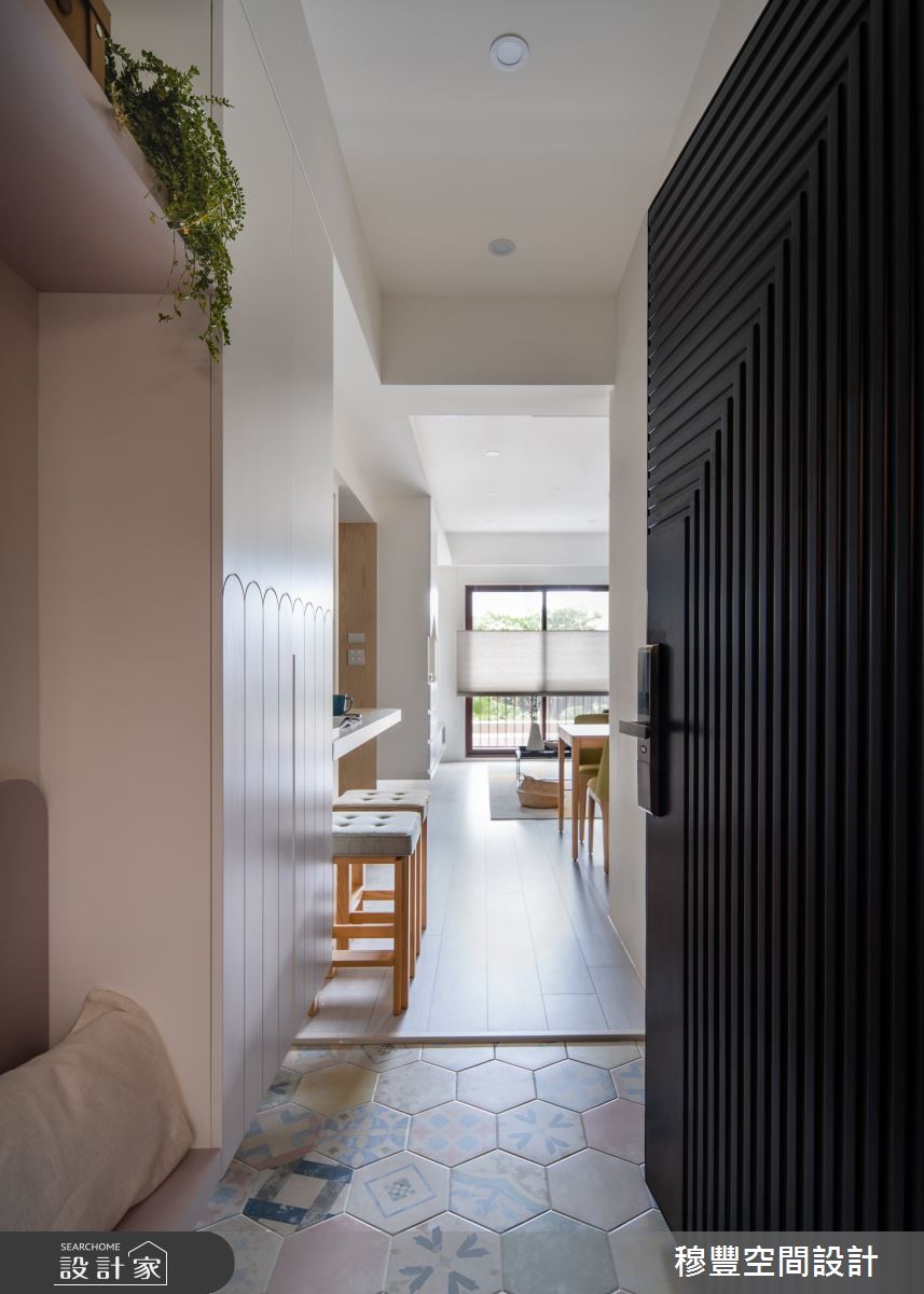 新成屋(5年以下)＿北歐風玄關案例圖片＿穆豐空間設計有限公司＿穆豐_甜甜好日子之1