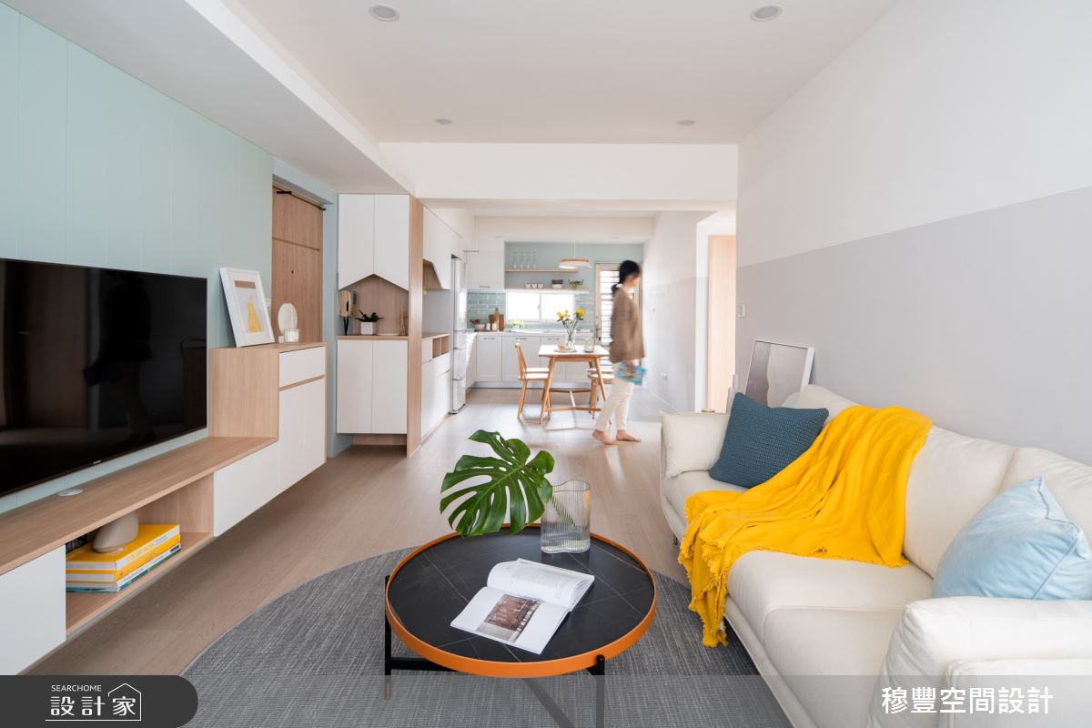 17坪老屋(16~30年)＿北歐風客廳案例圖片＿穆豐空間設計有限公司＿穆豐_三月春之2