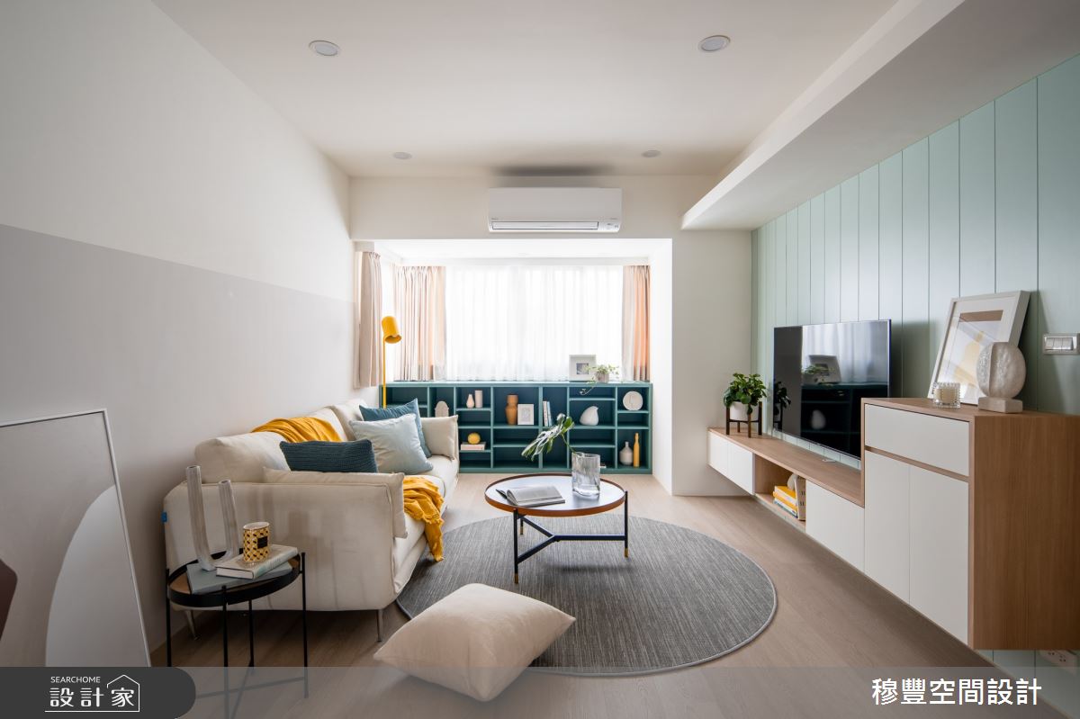17坪老屋(16~30年)＿北歐風客廳案例圖片＿穆豐空間設計有限公司＿穆豐_三月春之3