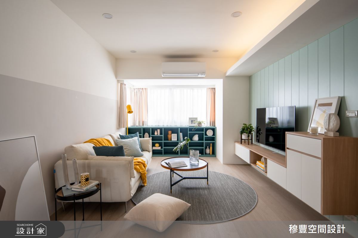 17坪老屋(16~30年)＿北歐風客廳案例圖片＿穆豐空間設計有限公司＿穆豐_三月春之4