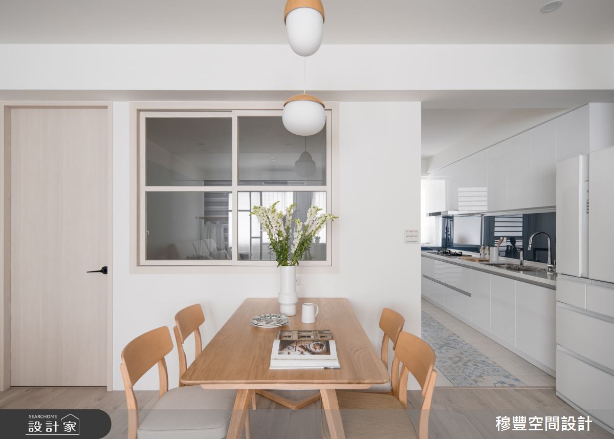 老屋(41~50年)＿北歐風餐廳廚房案例圖片＿穆豐空間設計有限公司＿穆豐_日光沐沐之11