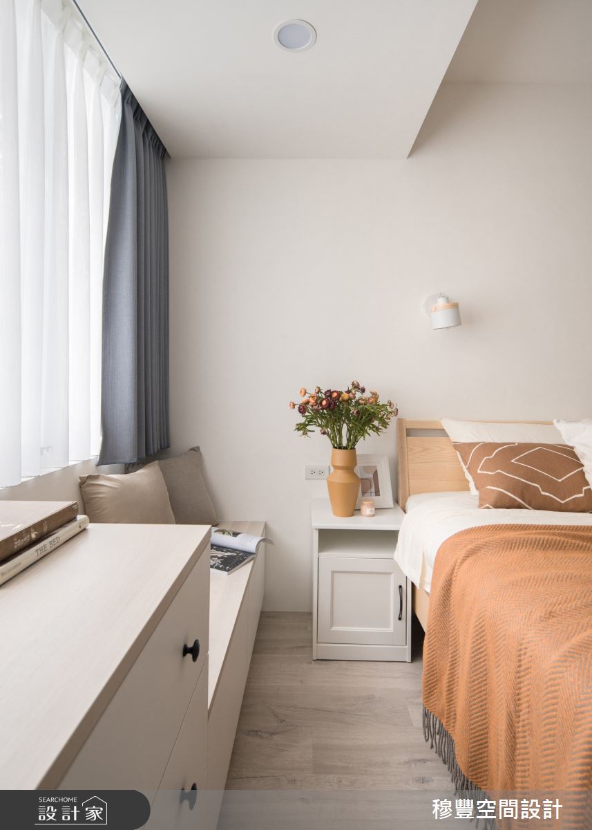 老屋(41~50年)＿北歐風臥室臥榻案例圖片＿穆豐空間設計有限公司＿穆豐_日光沐沐之16