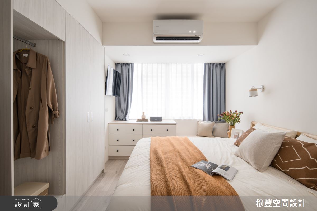 老屋(41~50年)＿北歐風臥室臥榻案例圖片＿穆豐空間設計有限公司＿穆豐_日光沐沐之17