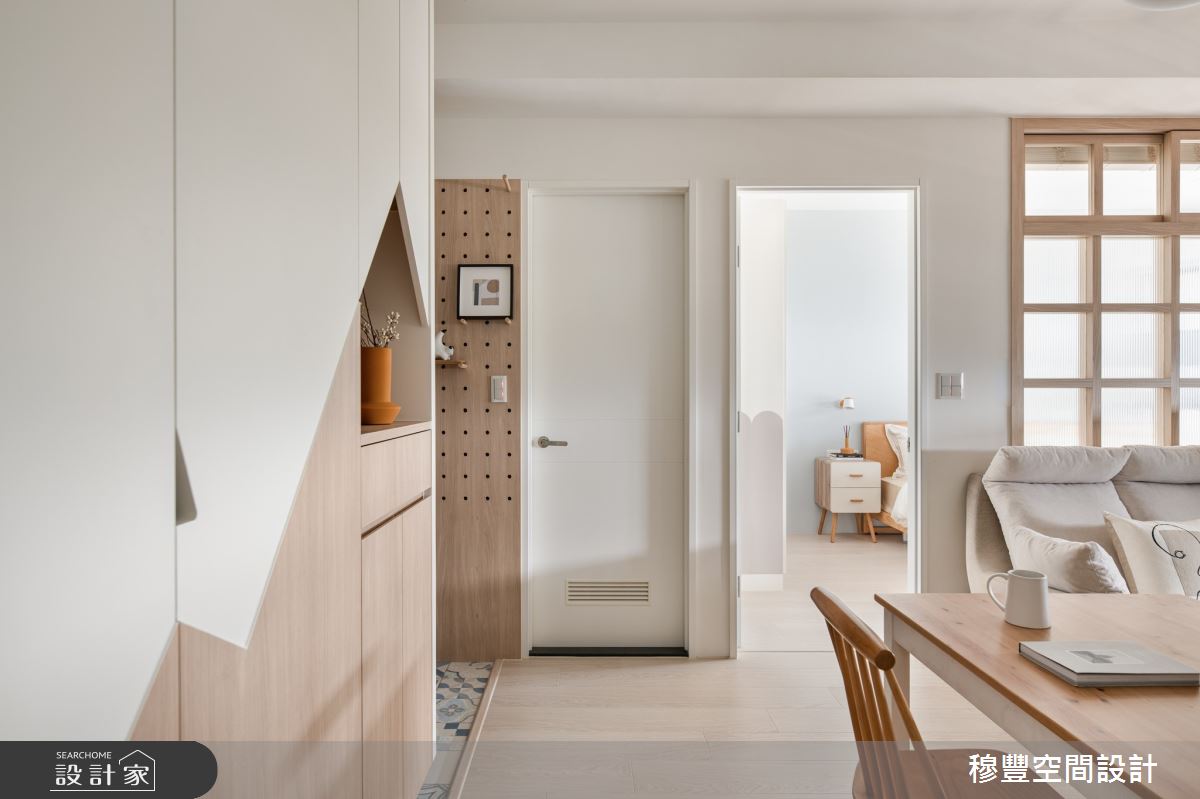 15坪新成屋(5年以下)＿北歐風玄關餐廳臥室案例圖片＿穆豐空間設計有限公司＿穆豐_浮光隱隱之3