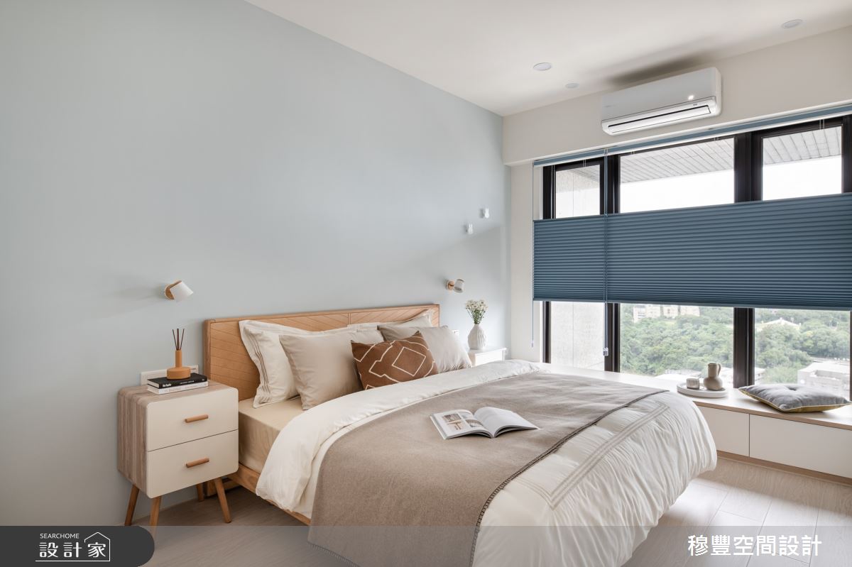 15坪新成屋(5年以下)＿北歐風臥室臥榻案例圖片＿穆豐空間設計有限公司＿穆豐_浮光隱隱之10