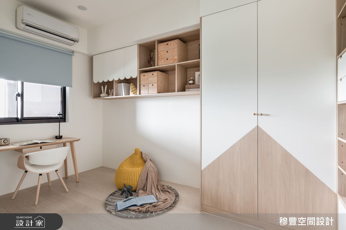 15坪新成屋(5年以下)＿北歐風臥室書房工作區多功能室案例圖片＿穆豐空間設計有限公司＿穆豐_浮光隱隱之13