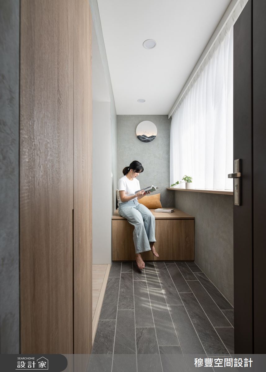 老屋(41~50年)＿北歐風玄關案例圖片＿穆豐空間設計有限公司＿穆豐_深焙奶茶之2