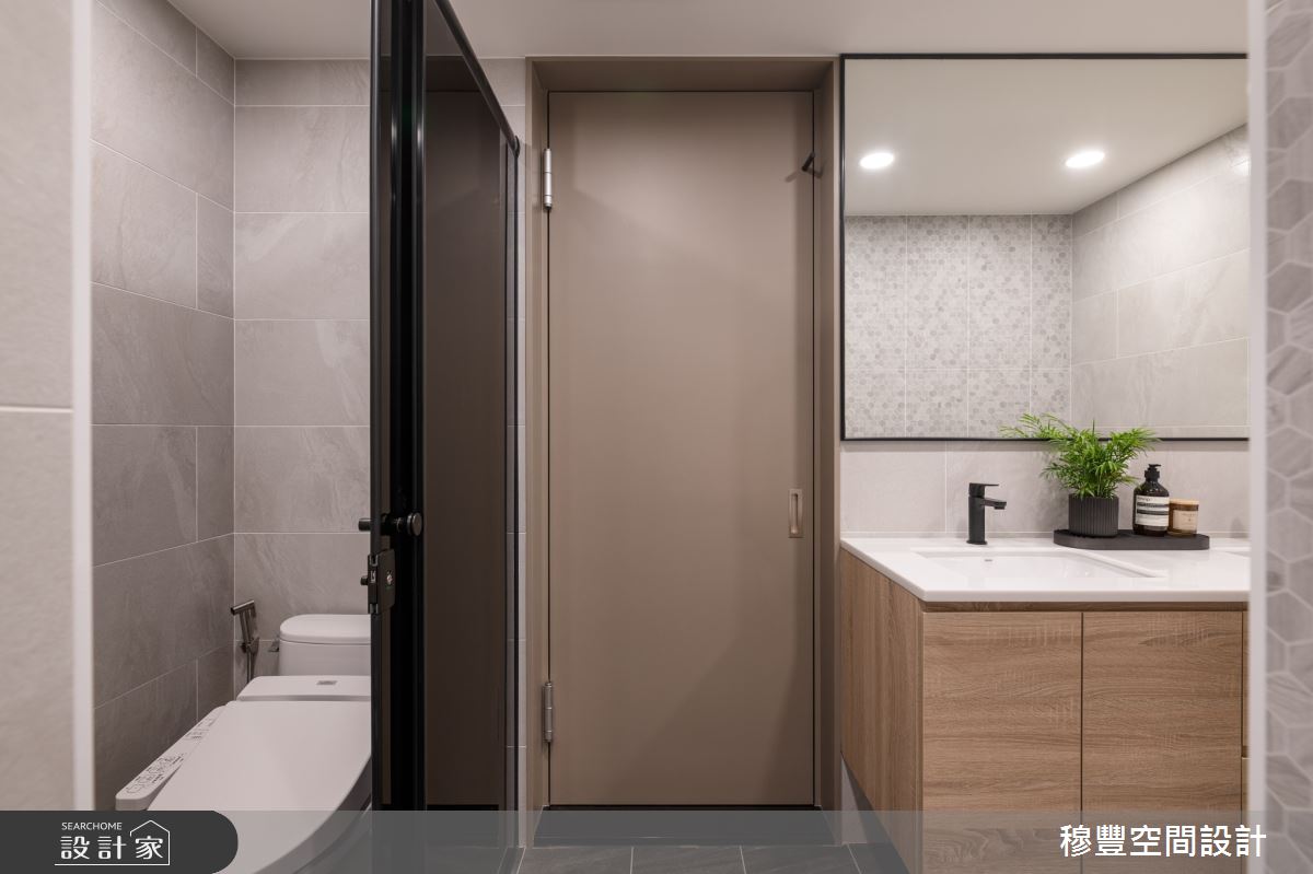 老屋(41~50年)＿北歐風浴室案例圖片＿穆豐空間設計有限公司＿穆豐_深焙奶茶之20
