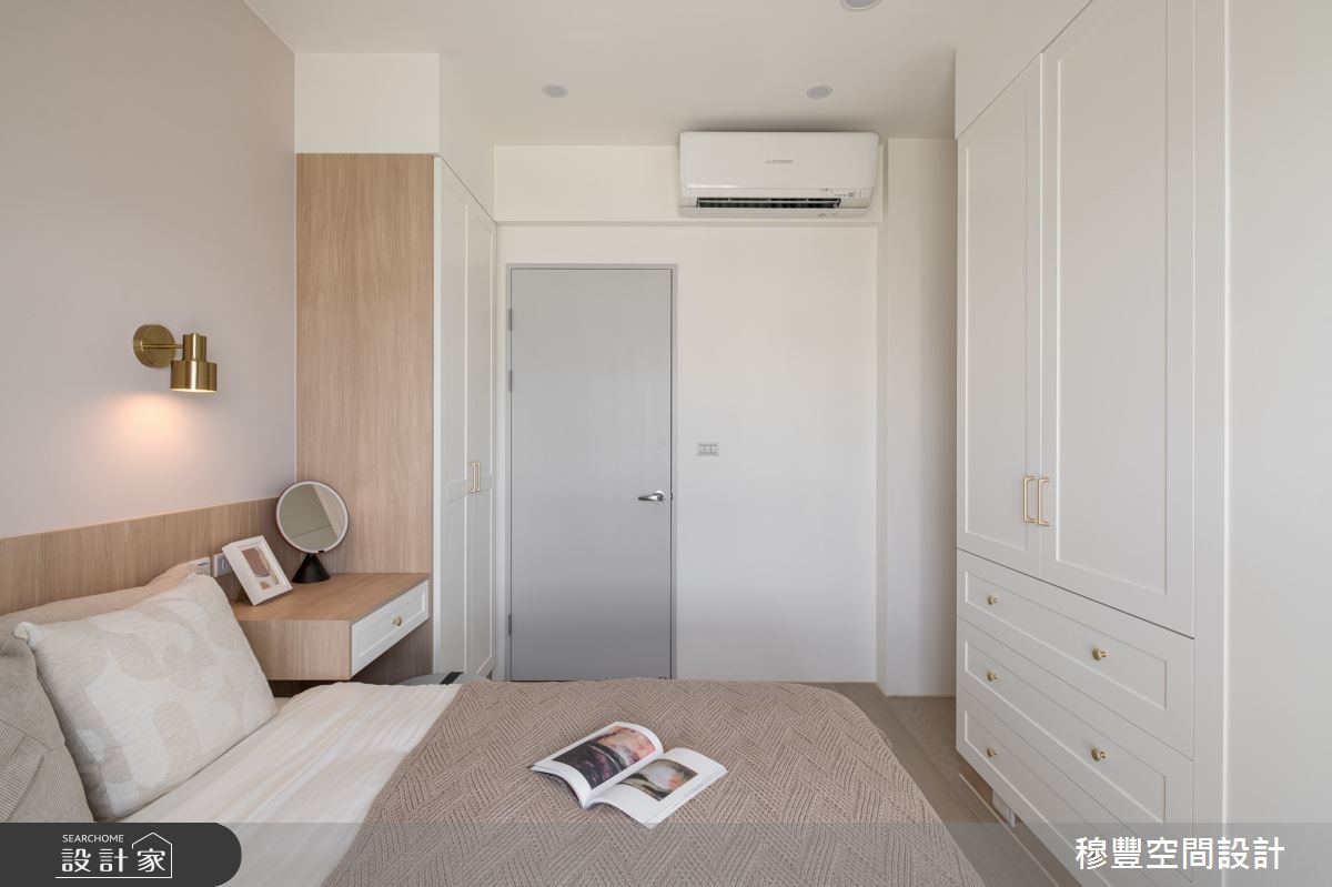 26坪新成屋(5年以下)＿北歐風臥室案例圖片＿穆豐空間設計有限公司＿穆豐_一抹新月之15