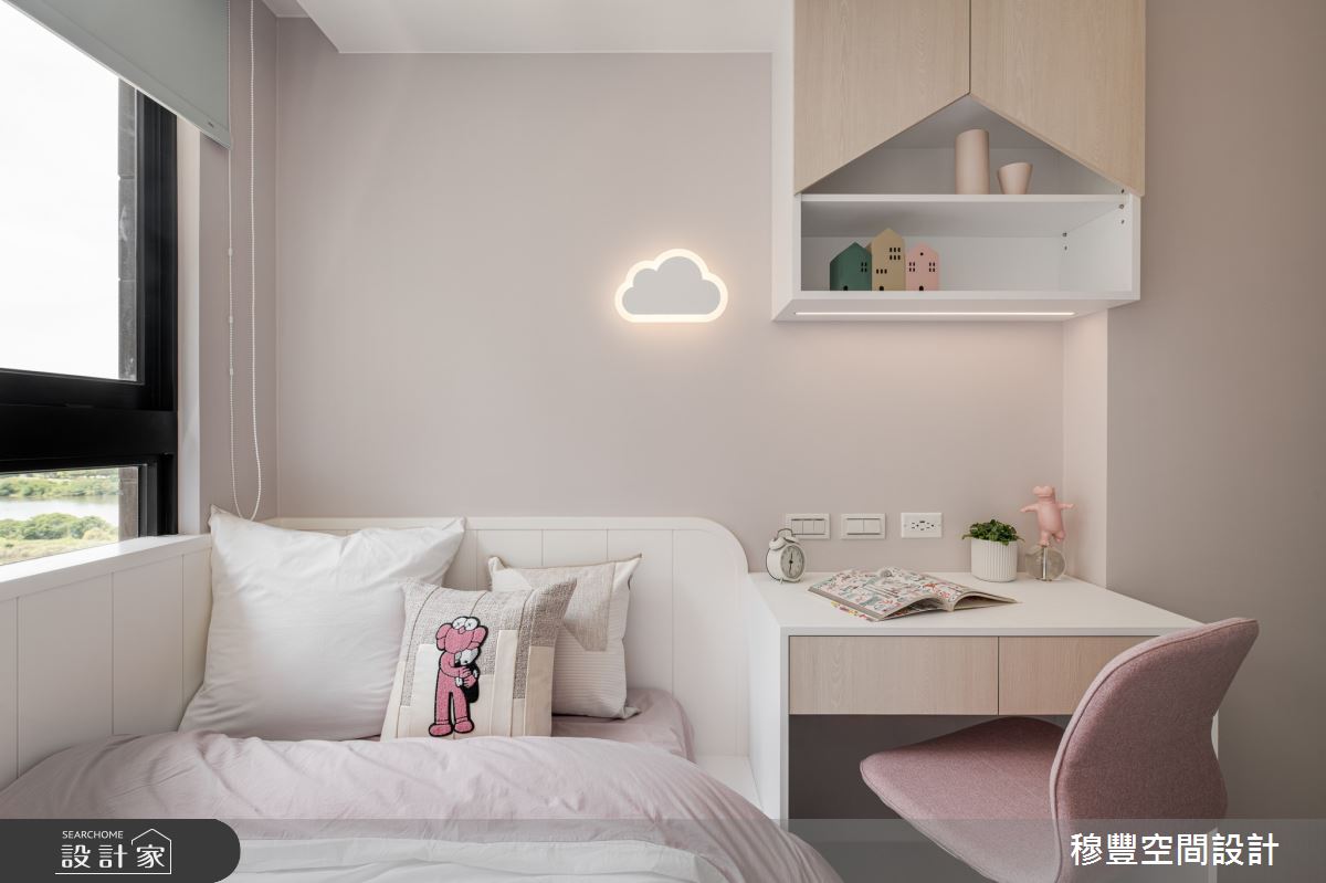 26坪新成屋(5年以下)＿北歐風臥室案例圖片＿穆豐空間設計有限公司＿穆豐_一抹新月之18