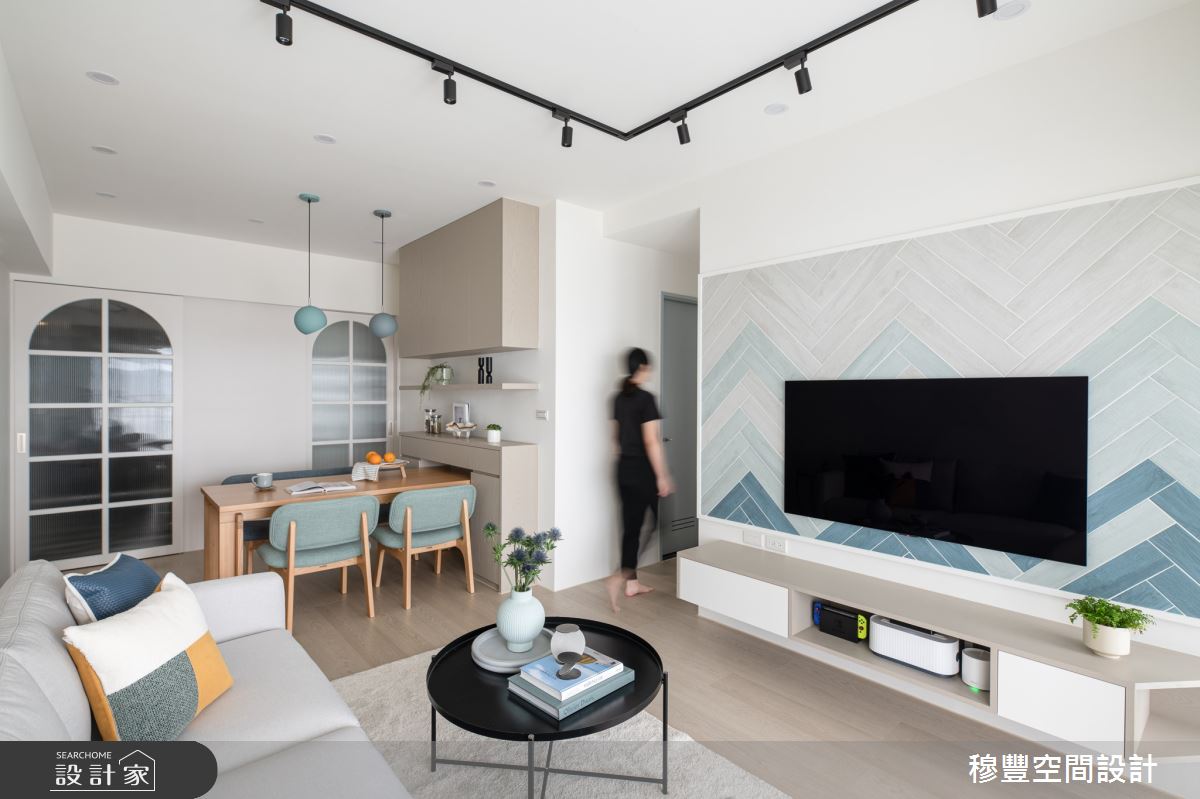 26坪新成屋(5年以下)＿北歐風客廳餐廳案例圖片＿穆豐空間設計有限公司＿穆豐_水中映月之10