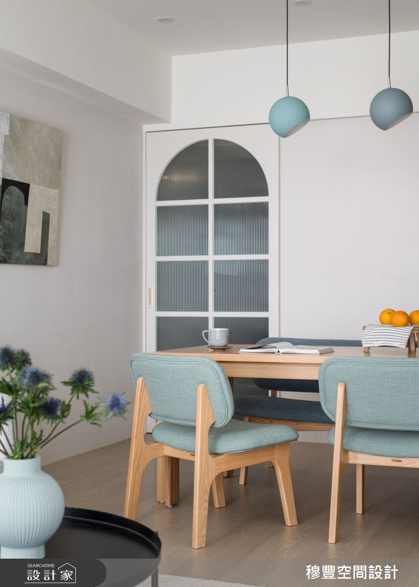 26坪新成屋(5年以下)＿北歐風餐廳案例圖片＿穆豐空間設計有限公司＿穆豐_水中映月之15