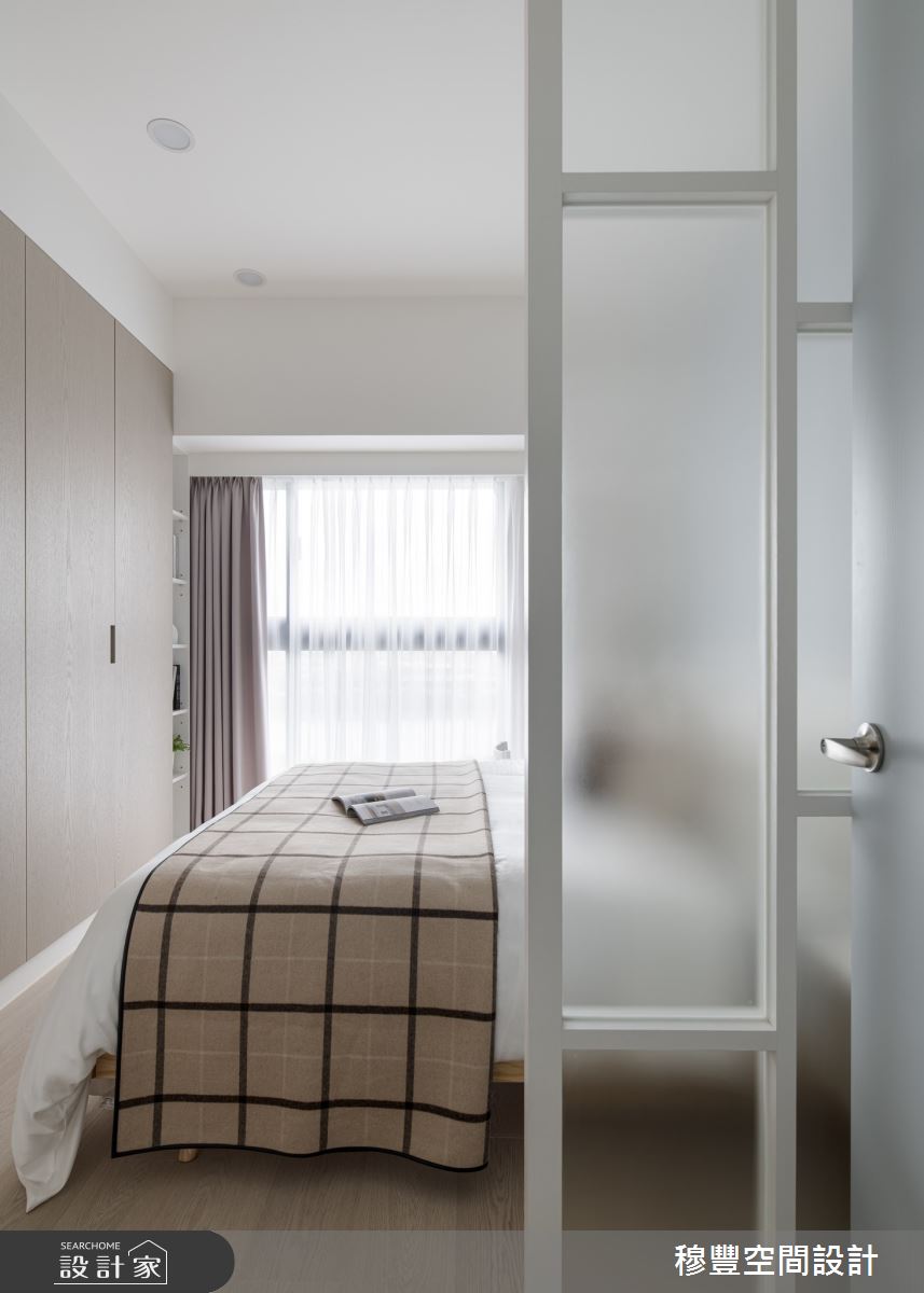 26坪新成屋(5年以下)＿北歐風臥室案例圖片＿穆豐空間設計有限公司＿穆豐_水中映月之16