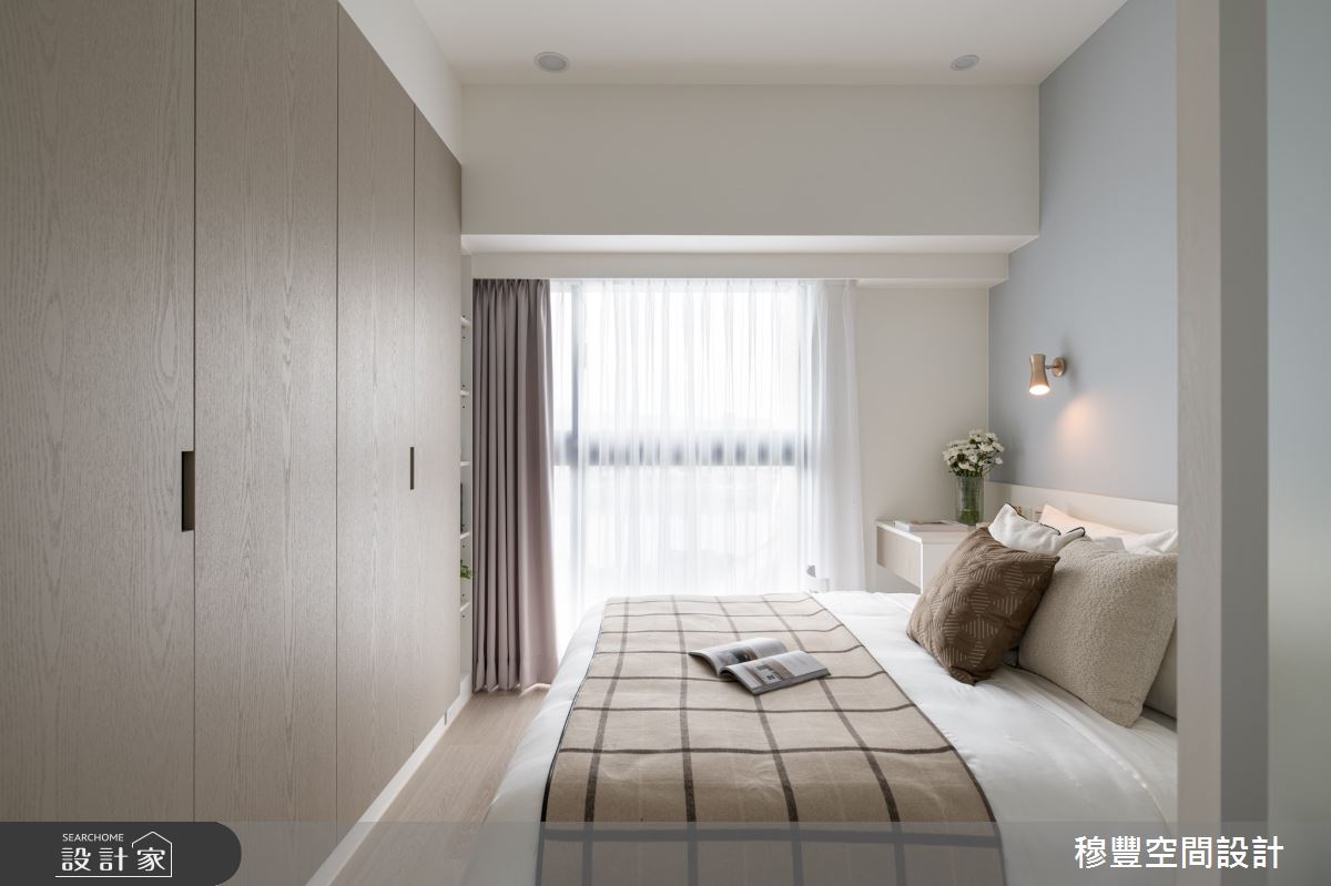 26坪新成屋(5年以下)＿北歐風臥室案例圖片＿穆豐空間設計有限公司＿穆豐_水中映月之17