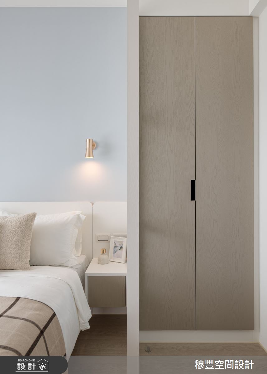 26坪新成屋(5年以下)＿北歐風臥室案例圖片＿穆豐空間設計有限公司＿穆豐_水中映月之18