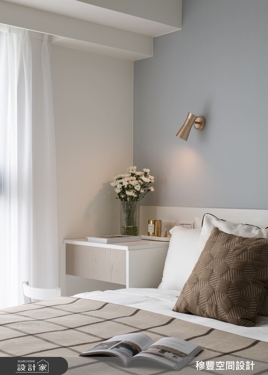 26坪新成屋(5年以下)＿北歐風臥室案例圖片＿穆豐空間設計有限公司＿穆豐_水中映月之20