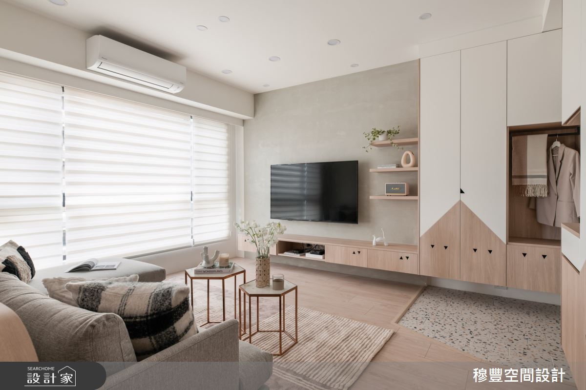 26坪中古屋(5~15年)＿北歐風客廳案例圖片＿穆豐空間設計有限公司＿穆豐_蒙布朗之8