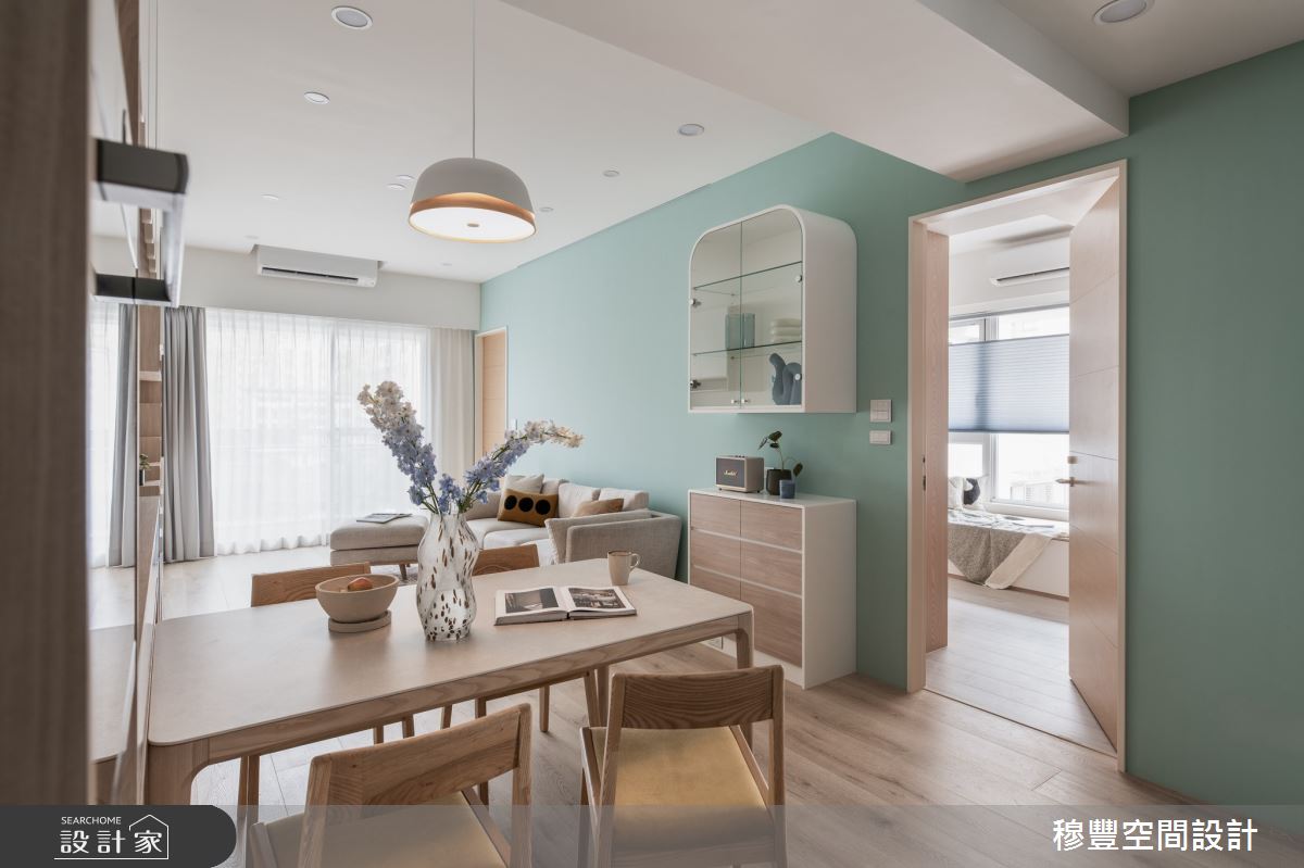 27坪新成屋(5年以下)＿北歐風客廳餐廳臥室案例圖片＿穆豐空間設計有限公司＿穆豐_寬心靜好之4