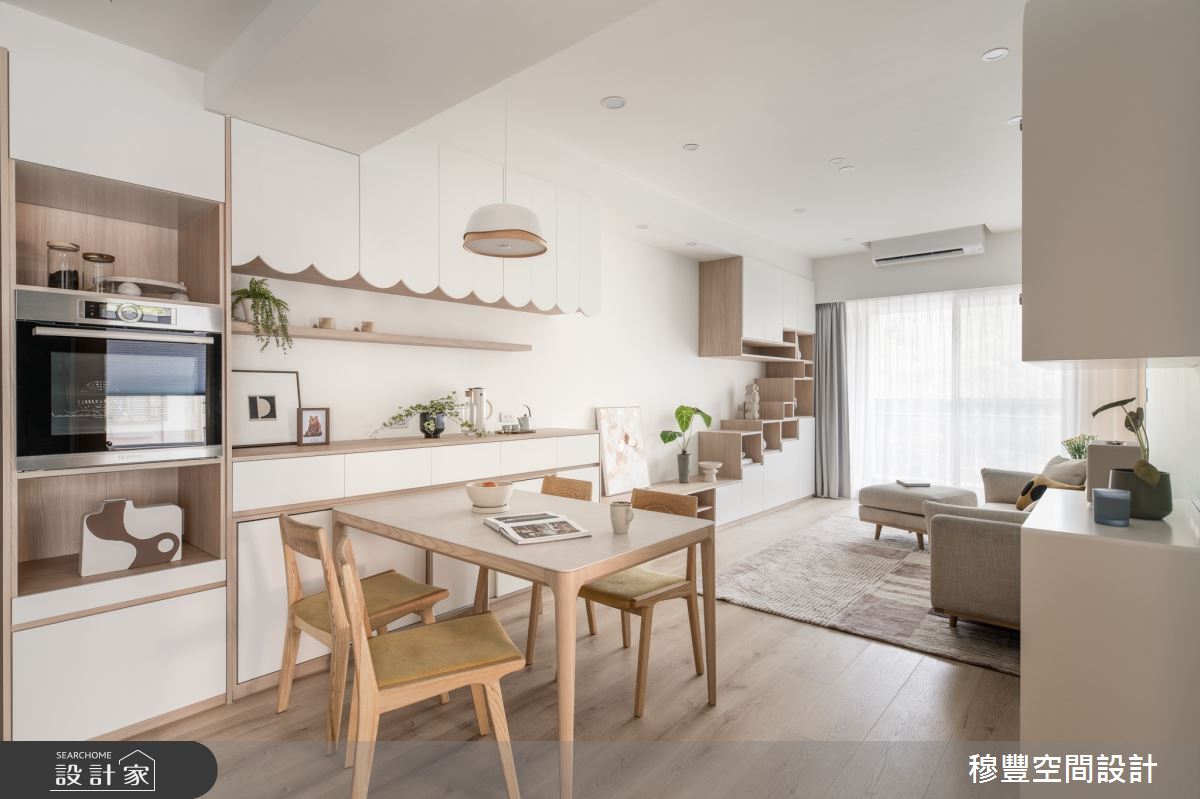 27坪新成屋(5年以下)＿北歐風客廳餐廳案例圖片＿穆豐空間設計有限公司＿穆豐_寬心靜好之7