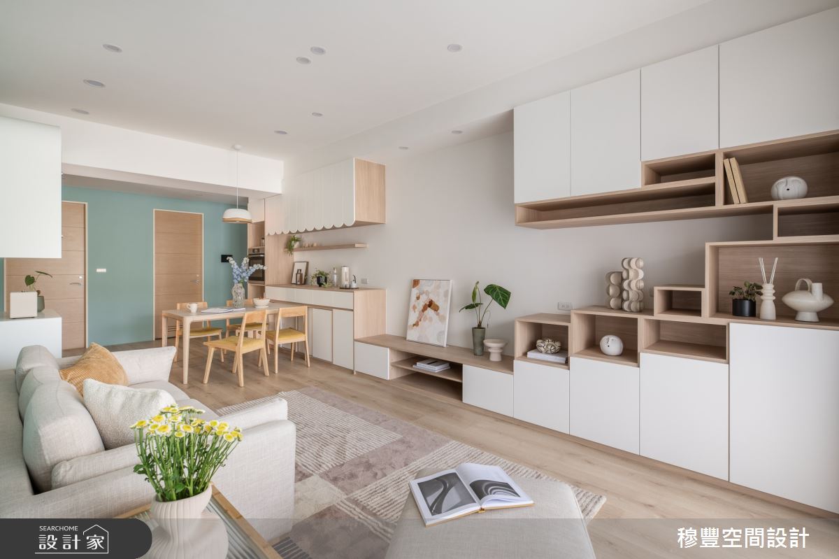 27坪新成屋(5年以下)＿北歐風客廳餐廳案例圖片＿穆豐空間設計有限公司＿穆豐_寬心靜好之11