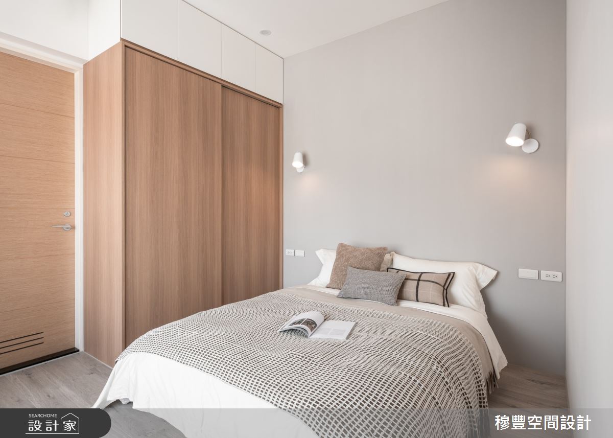 27坪新成屋(5年以下)＿北歐風臥室案例圖片＿穆豐空間設計有限公司＿穆豐_寬心靜好之15