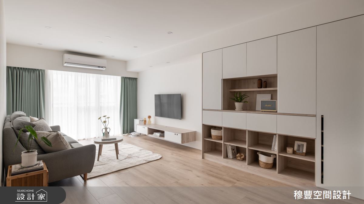 32坪老屋(16~30年)＿北歐風客廳案例圖片＿穆豐空間設計有限公司＿穆豐_靜沐暖陽之2