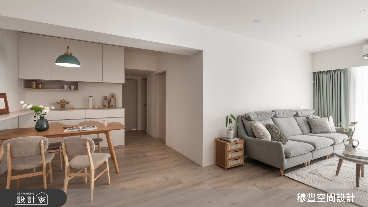 32坪老屋(16~30年)＿北歐風客廳餐廳案例圖片＿穆豐空間設計有限公司＿穆豐_靜沐暖陽之4