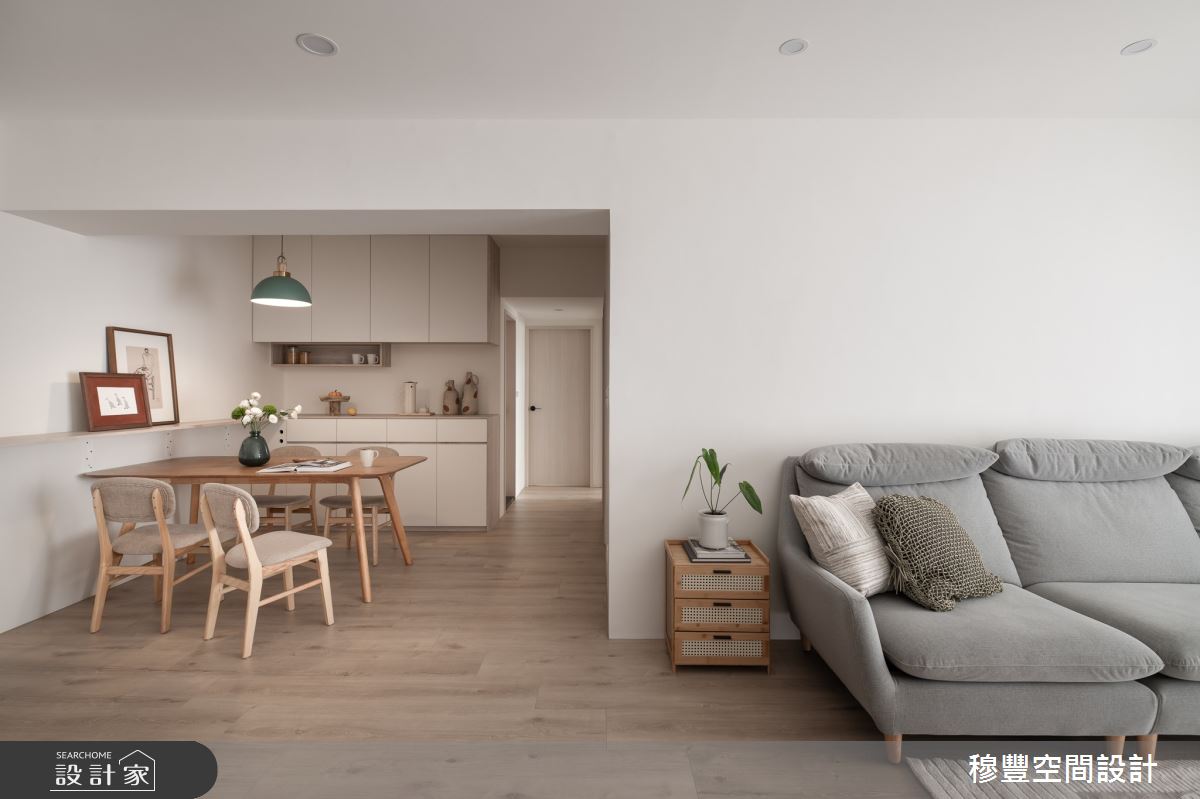 32坪老屋(16~30年)＿北歐風客廳餐廳案例圖片＿穆豐空間設計有限公司＿穆豐_靜沐暖陽之8