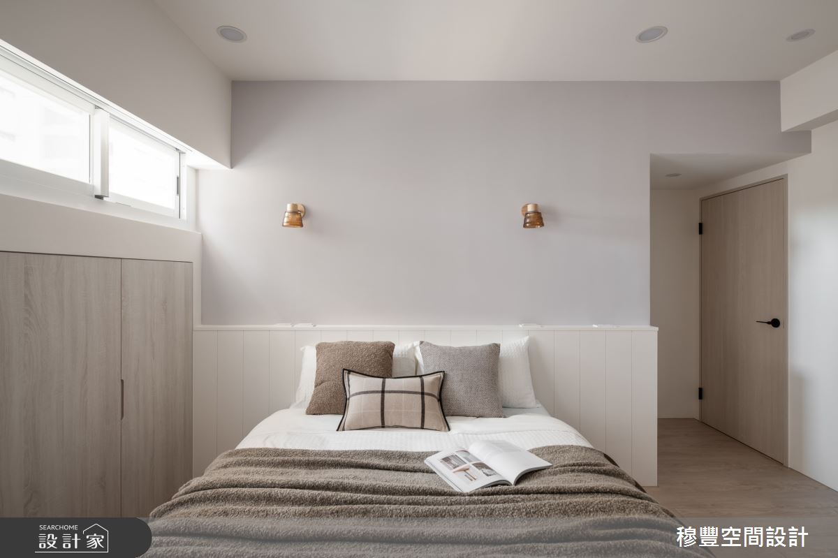 32坪老屋(16~30年)＿北歐風臥室案例圖片＿穆豐空間設計有限公司＿穆豐_靜沐暖陽之16
