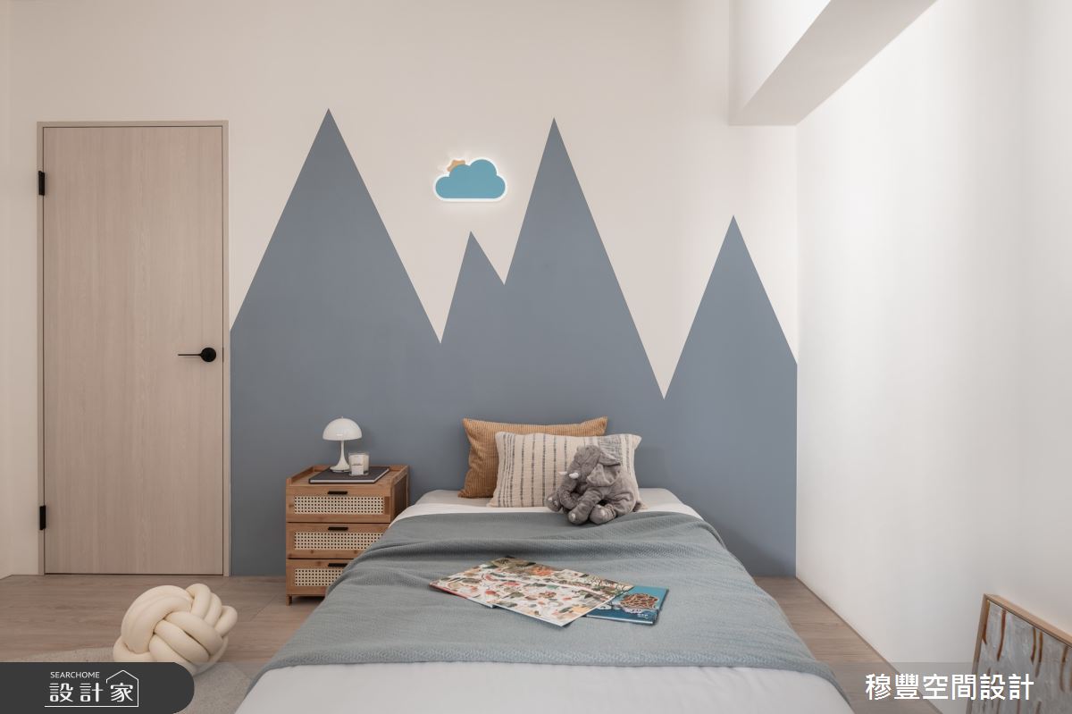 32坪老屋(16~30年)＿北歐風臥室兒童房兒童房案例圖片＿穆豐空間設計有限公司＿穆豐_靜沐暖陽之17