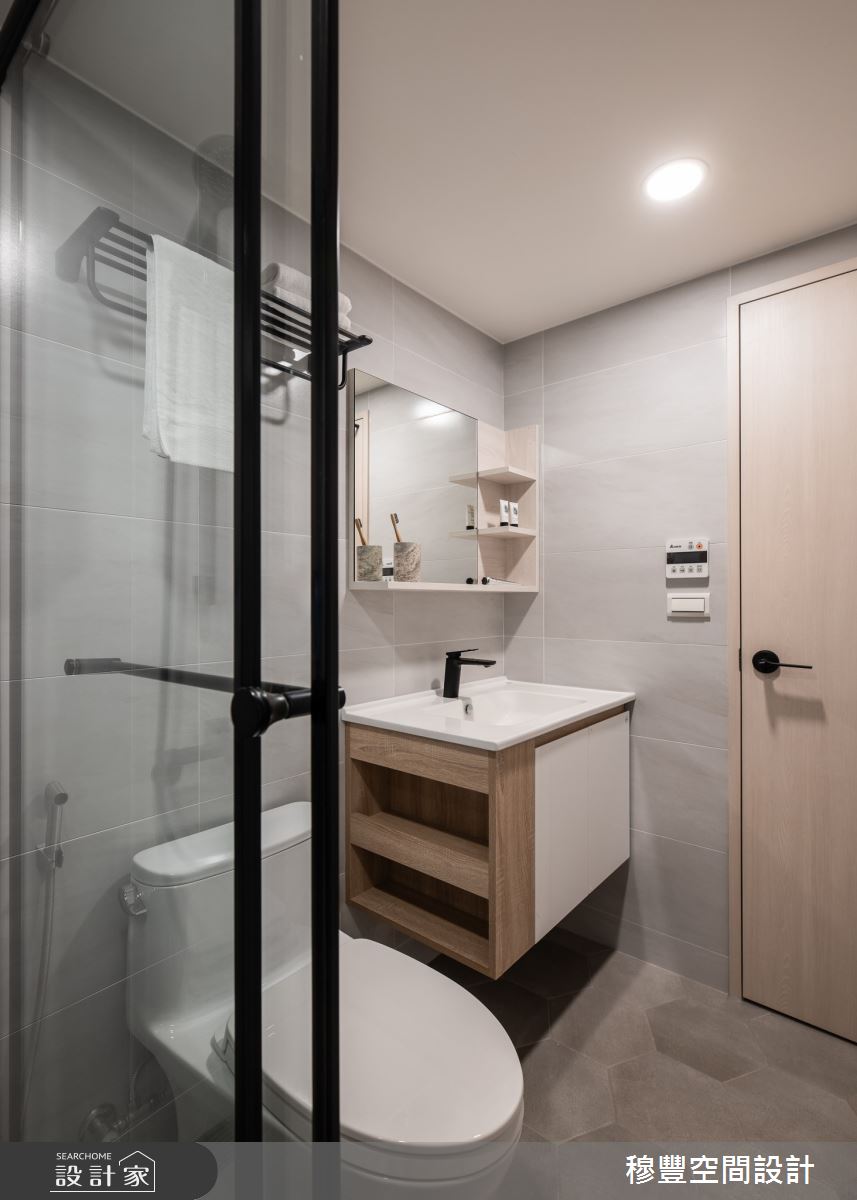 32坪老屋(16~30年)＿北歐風浴室案例圖片＿穆豐空間設計有限公司＿穆豐_靜沐暖陽之19