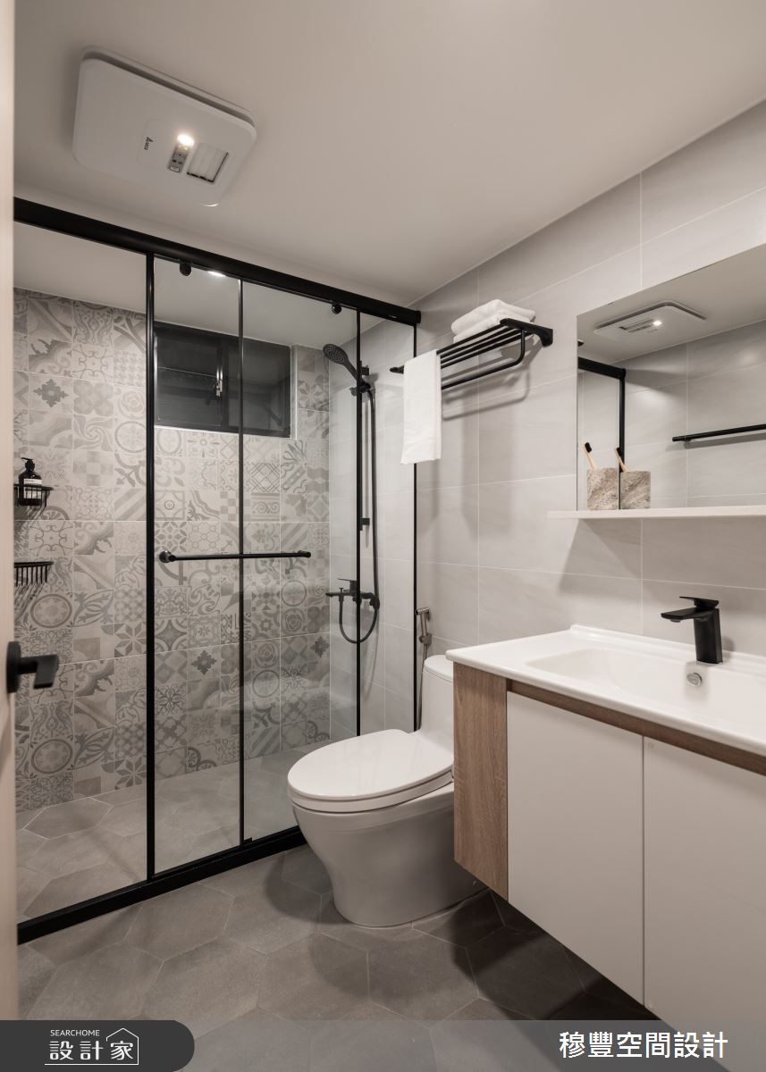 32坪老屋(16~30年)＿北歐風浴室案例圖片＿穆豐空間設計有限公司＿穆豐_靜沐暖陽之21