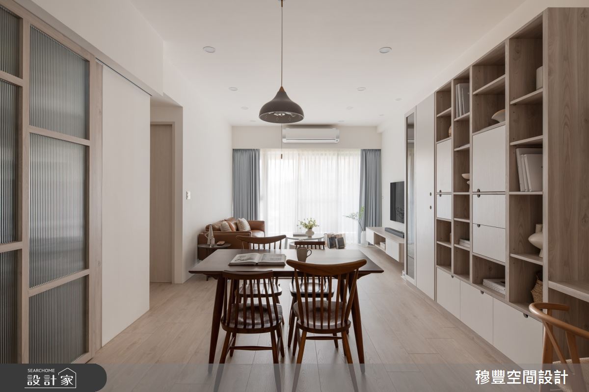 30坪預售屋＿北歐風客廳餐廳案例圖片＿穆豐空間設計有限公司＿穆豐_46號寓所之5
