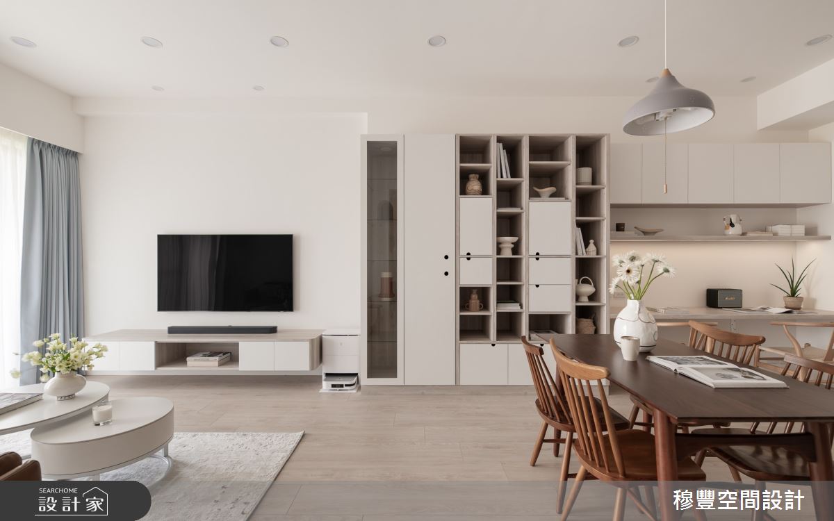 30坪預售屋＿北歐風客廳餐廳案例圖片＿穆豐空間設計有限公司＿穆豐_46號寓所之6