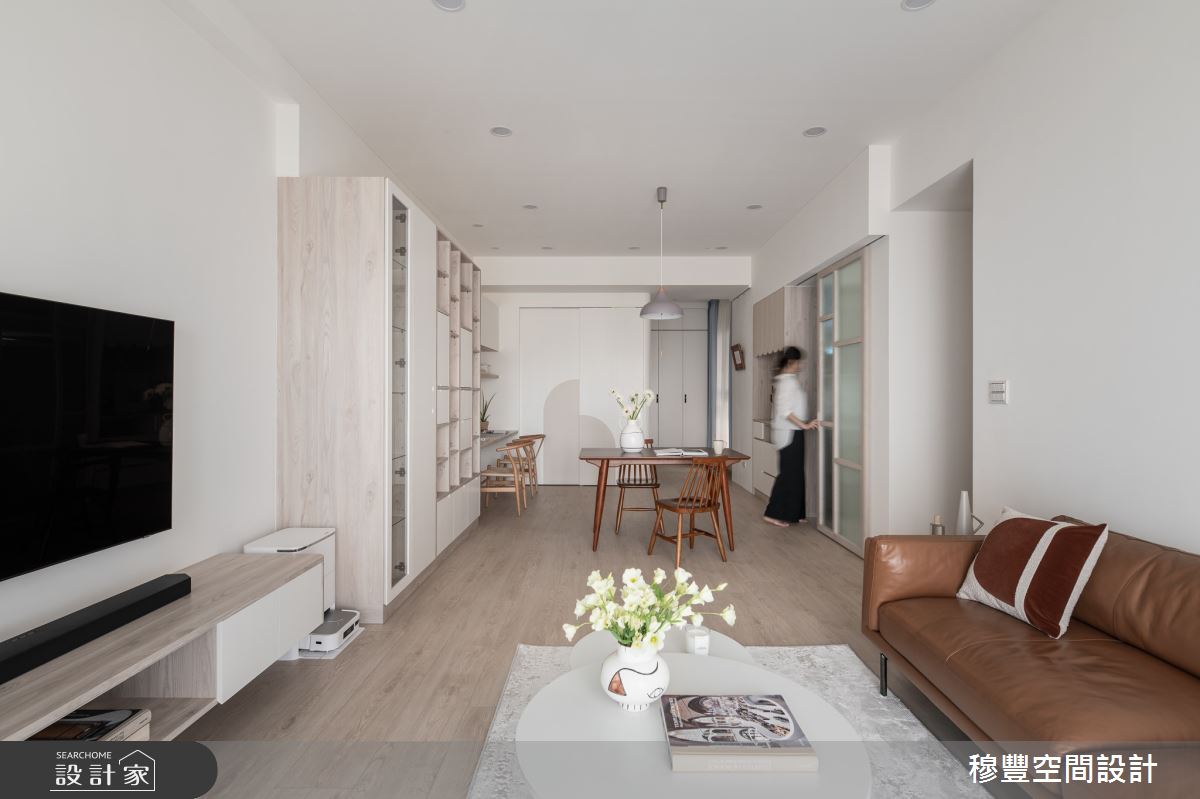 30坪預售屋＿北歐風客廳餐廳案例圖片＿穆豐空間設計有限公司＿穆豐_46號寓所之7