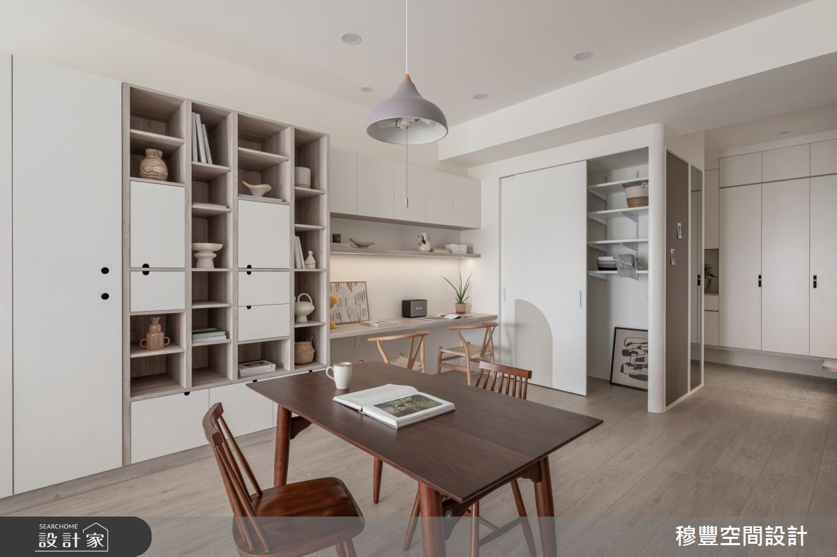 30坪預售屋＿北歐風餐廳書房案例圖片＿穆豐空間設計有限公司＿穆豐_46號寓所之13