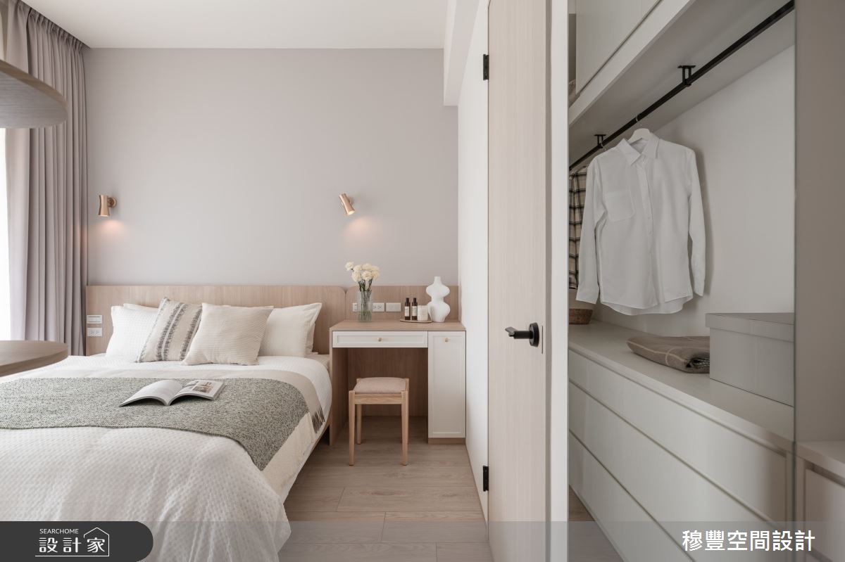 30坪預售屋＿北歐風臥室案例圖片＿穆豐空間設計有限公司＿穆豐_46號寓所之18
