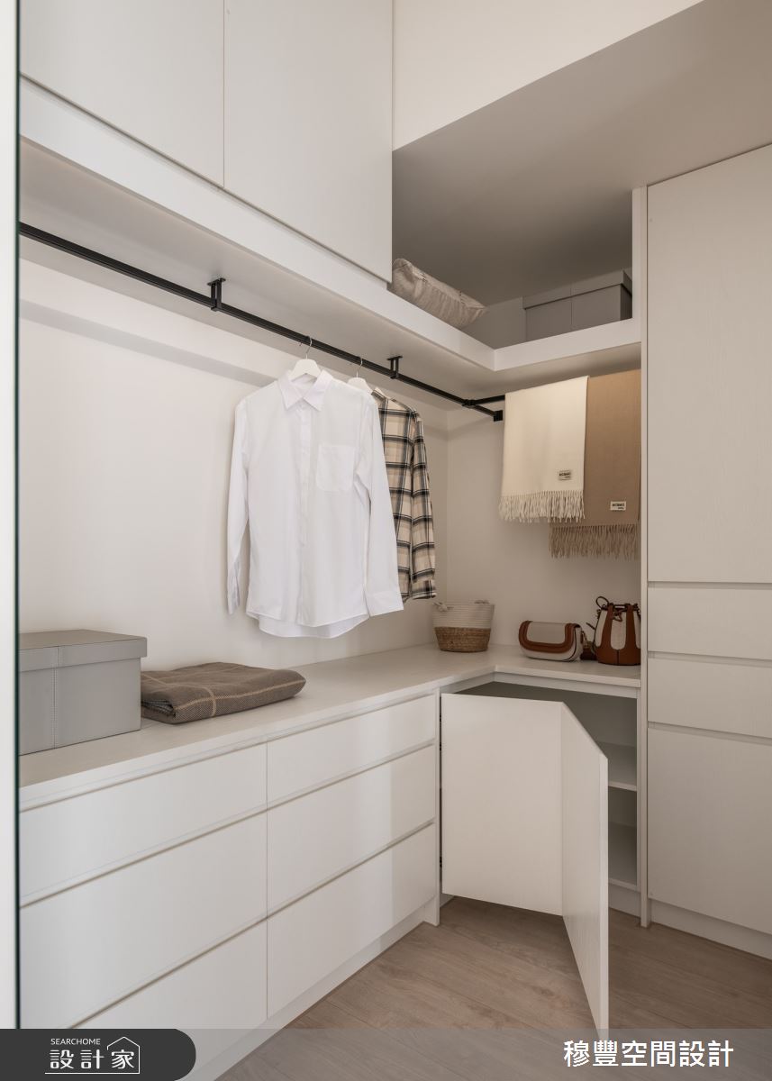 30坪預售屋＿北歐風更衣間案例圖片＿穆豐空間設計有限公司＿穆豐_46號寓所之22