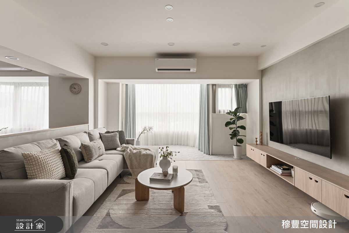 36坪老屋(16~30年)＿北歐風客廳案例圖片＿穆豐空間設計有限公司＿穆豐_夏日薄荷之4
