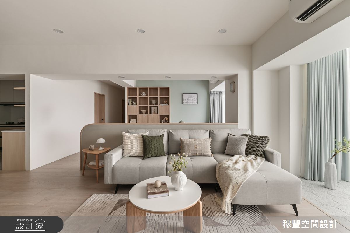 36坪老屋(16~30年)＿北歐風客廳案例圖片＿穆豐空間設計有限公司＿穆豐_夏日薄荷之5