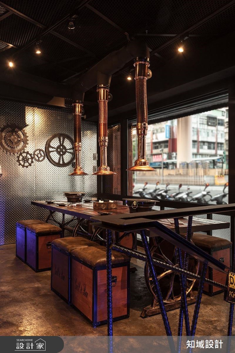 30坪老屋(16~30年)＿工業風商業空間案例圖片＿知域設計 X 一己空間制作＿知域_吽燒肉之5