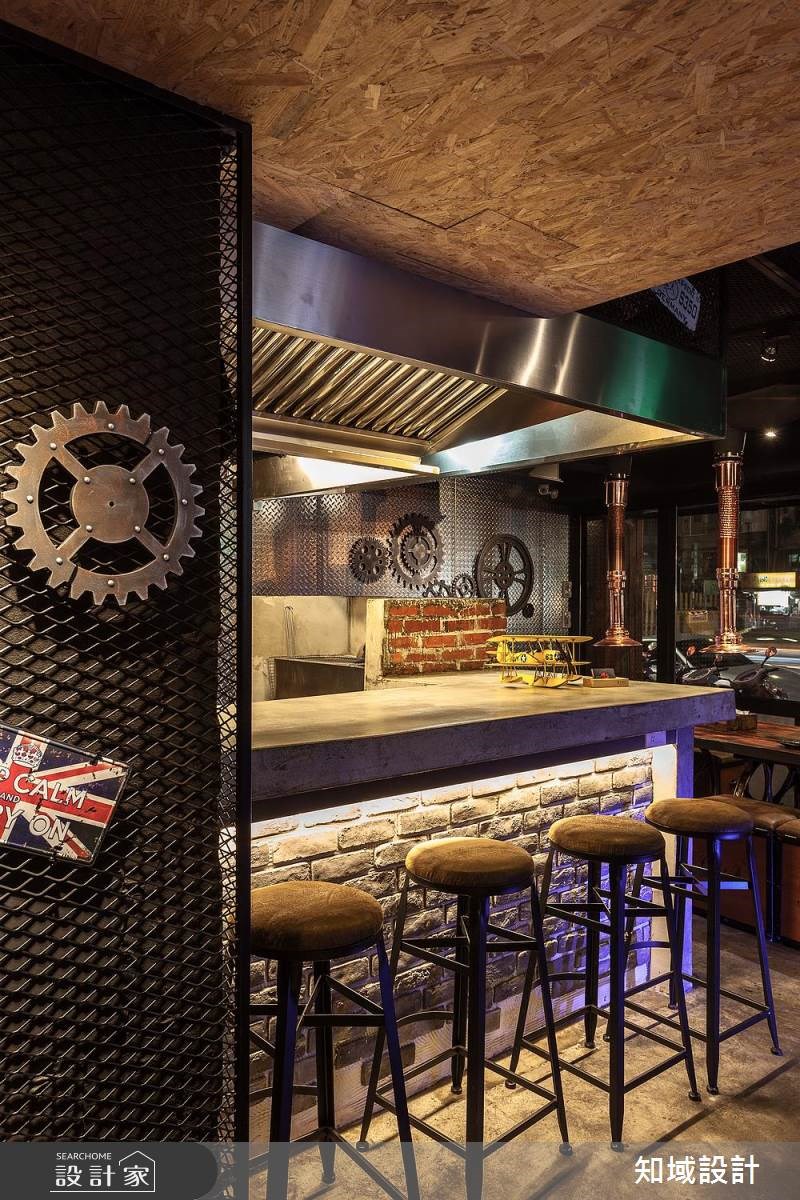 30坪老屋(16~30年)＿工業風商業空間案例圖片＿知域設計 X 一己空間制作＿知域_吽燒肉之12