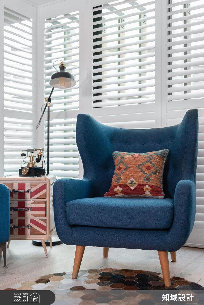 24坪中古屋(5~15年)＿鄉村風客廳案例圖片＿知域設計 X 一己空間制作＿知域_英倫小情人之8