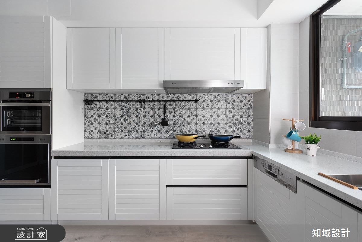 24坪中古屋(5~15年)＿鄉村風廚房案例圖片＿知域設計 X 一己空間制作＿知域_英倫小情人之17