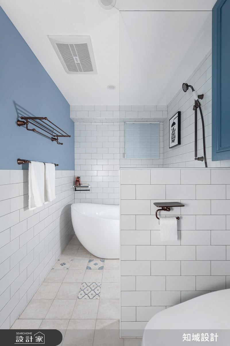 24坪中古屋(5~15年)＿鄉村風浴室案例圖片＿知域設計 X 一己空間制作＿知域_英倫小情人之22