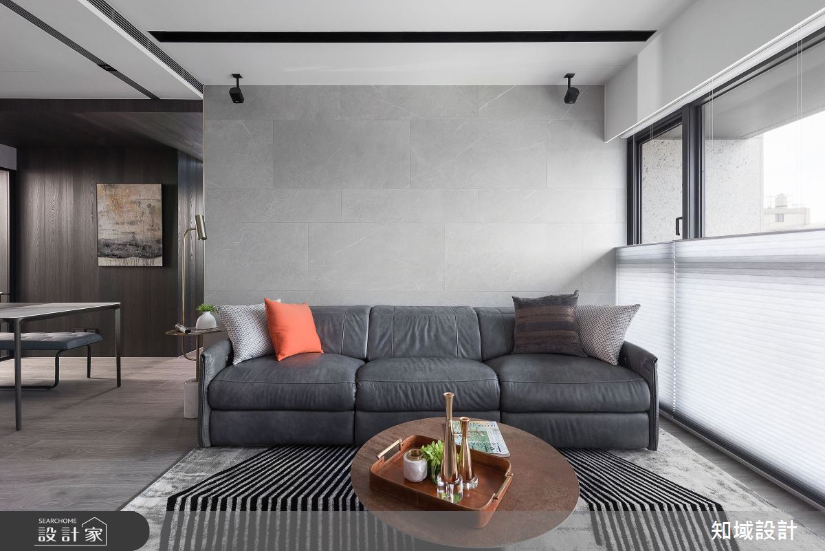 30坪新成屋(5年以下)＿現代風客廳案例圖片＿知域設計 X 一己空間制作＿一己_光影迴廊之7