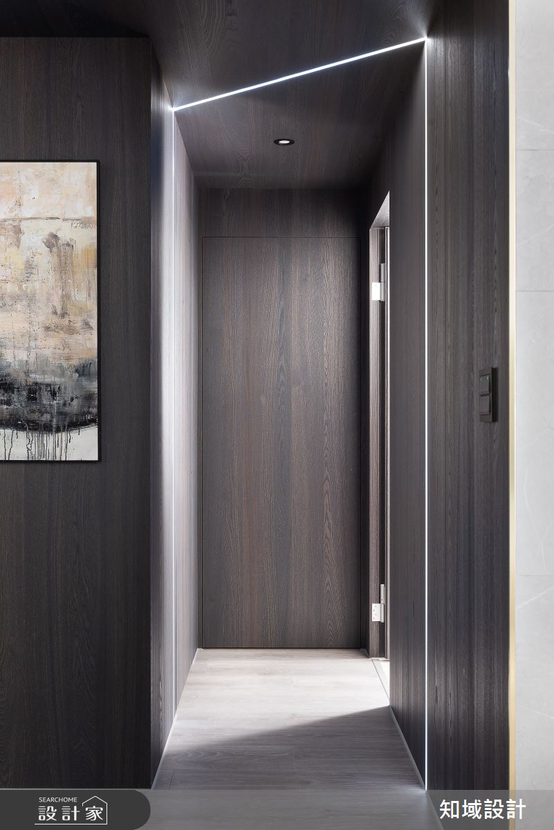 30坪新成屋(5年以下)＿現代風走廊案例圖片＿知域設計 X 一己空間制作＿一己_光影迴廊之11