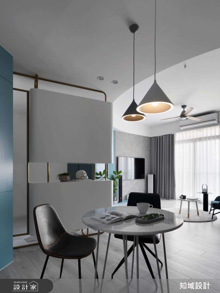 19坪新成屋(5年以下)＿北歐風餐廳案例圖片＿知域設計 X 一己空間制作＿知域_藍隅之10